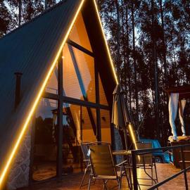 Cabana Raízes: A-Frame com vista para as montanhas, hotel in Baependi