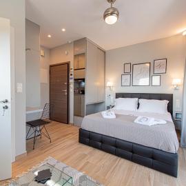 Masticha Apartment - Hellenic Apartments Avlona、Oinófitaのホテル