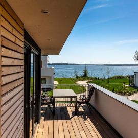 Hangar 19 Luxusapartment mit Sauna, Kamin und Seeblick H4W3