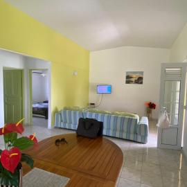 Appartement F3 vue Marina proche plage Trois Ilets