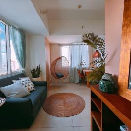 1BR Calyx Residences by Hooga Home 3minutes walk to Ayala Center Cebu, hotel i Carreta