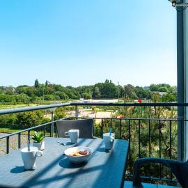 Concarneau में, होटल Les Thermes 421- Appt pour 4 avec piscine partagée