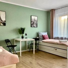 Szczecin में, होटल Beautiful rooms in Szczecin - parking Gratis
