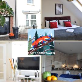 Beaney View House - Comfortable Spacious 4 Bedrooms En-suites House with Free Wifi and Parkings Located at quiet neighbourhood and easy access to town centre, hotel i Swindon