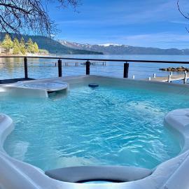 Lake Escape - Beautiful Lakefront, Pier, Wood Fireplace, Private Hot Tub