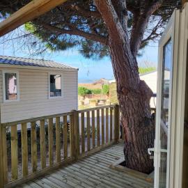 Mobil Home spacieux Camping Mar Estang 4*, hotelli Canet'ssa