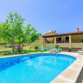 Viesnīca Can Pep, chalet con piscina en Pollensa pilsētā Poljensa