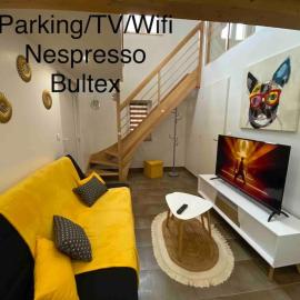 Duplex tout confort, 2 min de Colmar, parking gratuit, hotel in Horbourg
