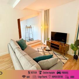 Duplex au pied de la gare - NETFLIX - Hyper-centre