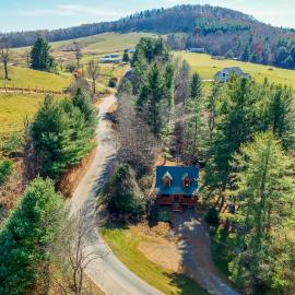 On-Site Waterfall! Cabin Near Blue Ridge Pkwy, hotel en Ennice