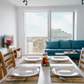 Urban Serenity City Skyline View Apartment 1