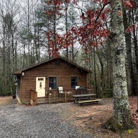 Private cozy cabin in the woods with great view, hotel a Murphy