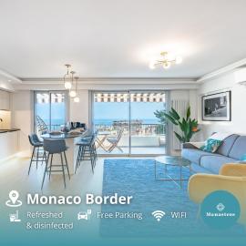 Baie de Monaco - Terrasse vue mer - Parking - AF