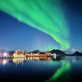 Kræmmervika Havn, hotel em Ballstad