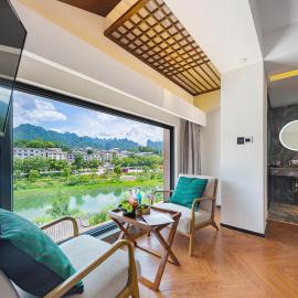 Riverside Peak Lodge Zhangjiajie Wulingyuan National Park, hôtel à Zhangjiajie
