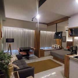 Lindo studio na área central de Poços
