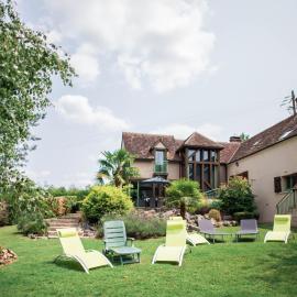 Gîte de charme avec SPA et cheminée, près du Mans, 7 chambres, WIFI, en bord de forêt de Vibraye - FR-1-410-308