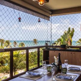 Cumbuco Wai Wai Apartamento com vista para o mar