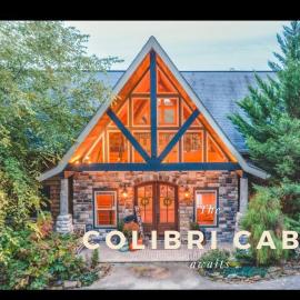Colibri Cabin on a peaceful lake, with a hot tub!，位于East Bernstadt的酒店