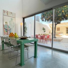 Design & art, patio with orange tree, near Seville