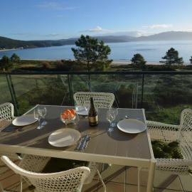 Apartamento 4 personas a pie de playa Finisterre, hotel in Finisterre