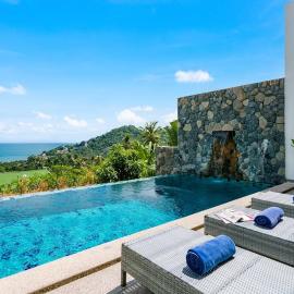 VILLA DOVE Hillside Modern Infinity Sea View Pool