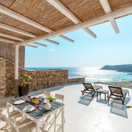 Panoramic Aegean Residence At Elia Beach Mykonos - Private & Exclusive، فندق في شاطئ إليا