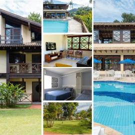 Flats de 1 e 2 dorm a 50m da Praia Maresias - Cond Lazer Completo