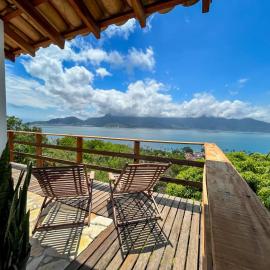 Chalé com vista para o mar
