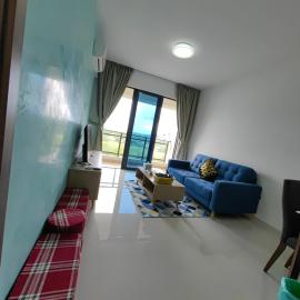 Xtu seaview 1room at Forest City, hotel in Kampong Pok Kechil