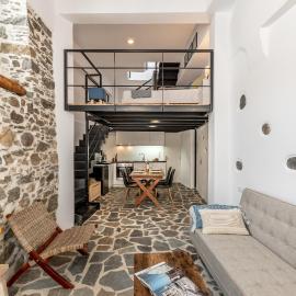 The Naxos Loft with view of the Castle