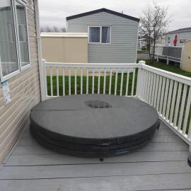 hot tub luxury caravan 23 Lancaster tattershall lakes, hotel in Tattershall