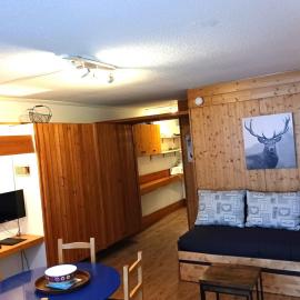 Studio 30m² sud, wifi, animaux ok, Arc 1600 - FR-1-411-123