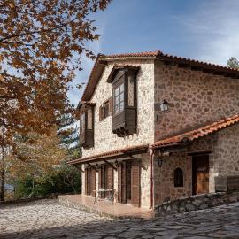 Parnassus Woodstone Chalets- N1- N2- N3، فندق في Áno Polídhrosos