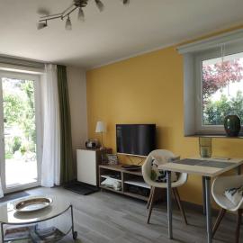 Gemütliches Garten-Apartment mit Bergblick