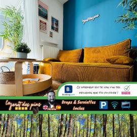 La Forêt des Pins - Free Check-In - Wifi - Parking Privé - Netflix - Draps & Serviettes inclus, hotel en Labenne