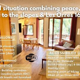 Le Lodge des marmottes - Calme, cosy, vue nature, hotelli kohteessa Les Orres