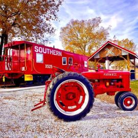 Bourbon Trail: Caboose on the Farm, hotel di Lawrenceburg