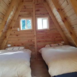 Linda cabaña en Puyehue con vista al volcán, hotel v destinácii Ñilque