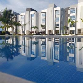 Bonito departamento planta baja en zona diamante, hotel di Barra Vieja