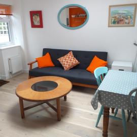 The Studio is bright, airy and comfortable.