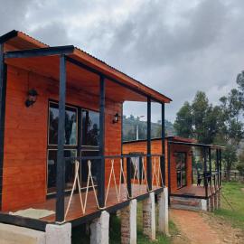 Cabañas finca las acacias, hotel u gradu 'Guatavita'