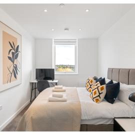 Sophisticated Living: 1-BR Flat in Beckenham, hotel u gradu 'Beckenham'