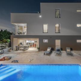 Villa San for 6 persons in Medulin with fitness and only 2 km from the beach with sea view