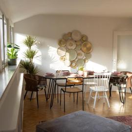 Seerose - W14, zentral in Bahnhofsnähe, Küche, 3 Schlafzimmer
