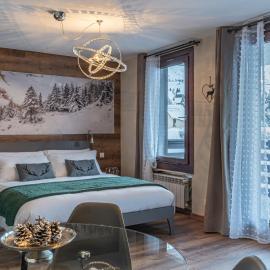 Diamante ampio monolocale stile chalet alpino