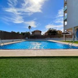 La Ribera - terraza, piscina y playa