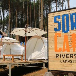SoraCai Riverside Campsite, Hotel in Palayangan