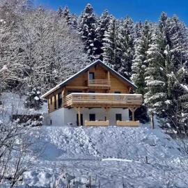Viesnīca CHALET LES 2 MARMOTTES 4 étoiles Bain nordique, Pétanque pilsētā Gerbépal