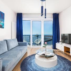 Bulwar Zachodzącego Słońca Apartament z Widokiem na Morze by Noclegi Renters